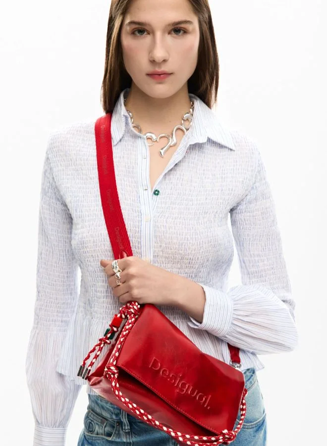 DESIGUAL Red Medium Logo Bag for Women | Best Price UAE